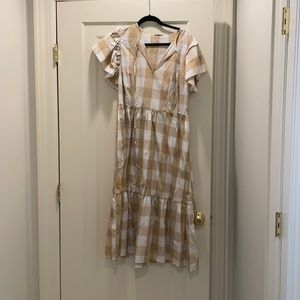 NWT Whowhatwear gingham midi dress